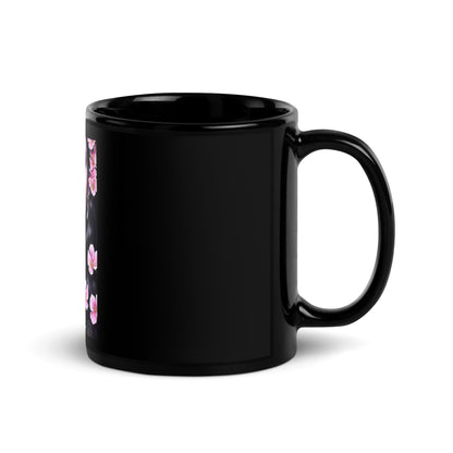 EYNA Emporium - "Pretty in Gothica" Black Glossy Mug