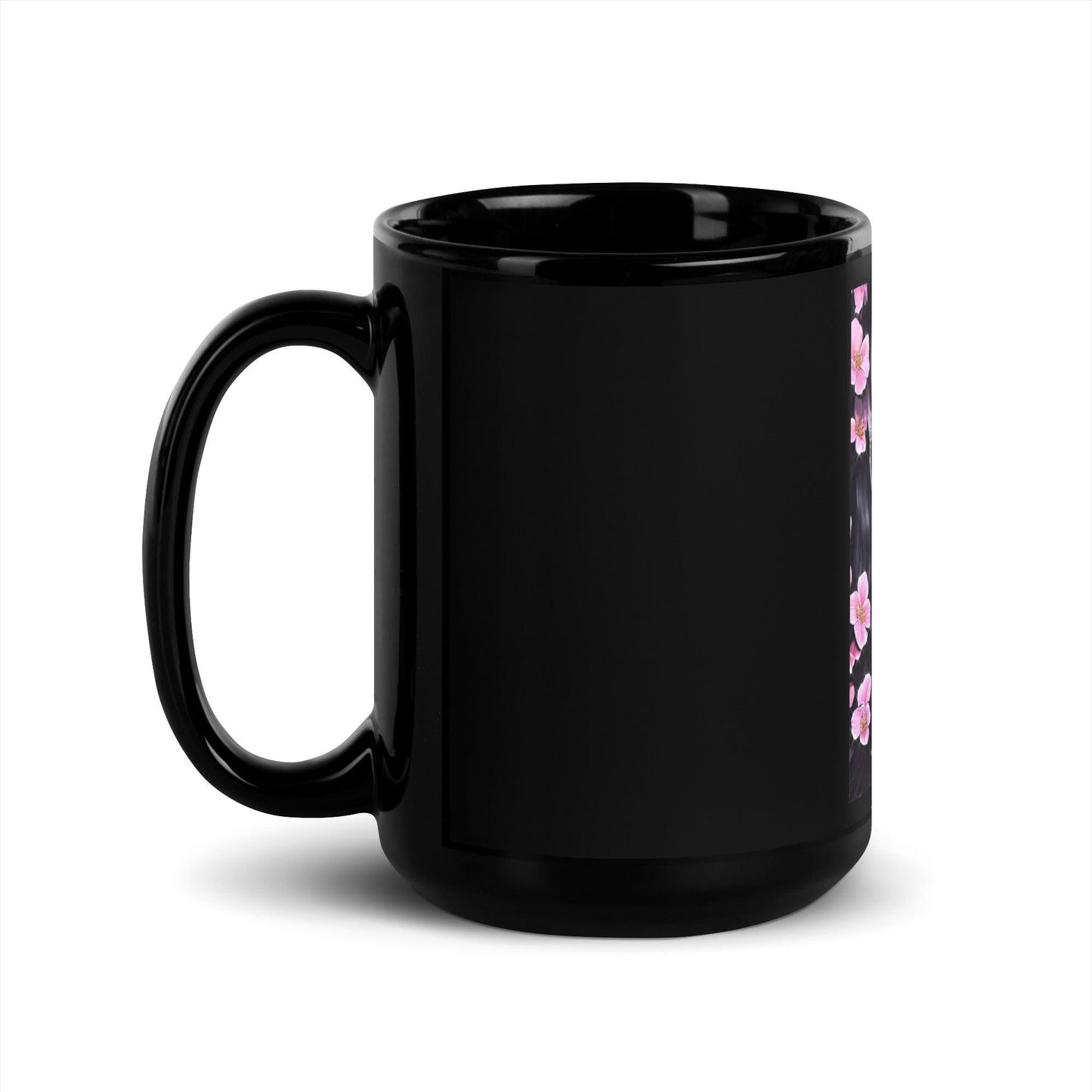 EYNA Emporium - "Pretty in Gothica" Black Glossy Mug