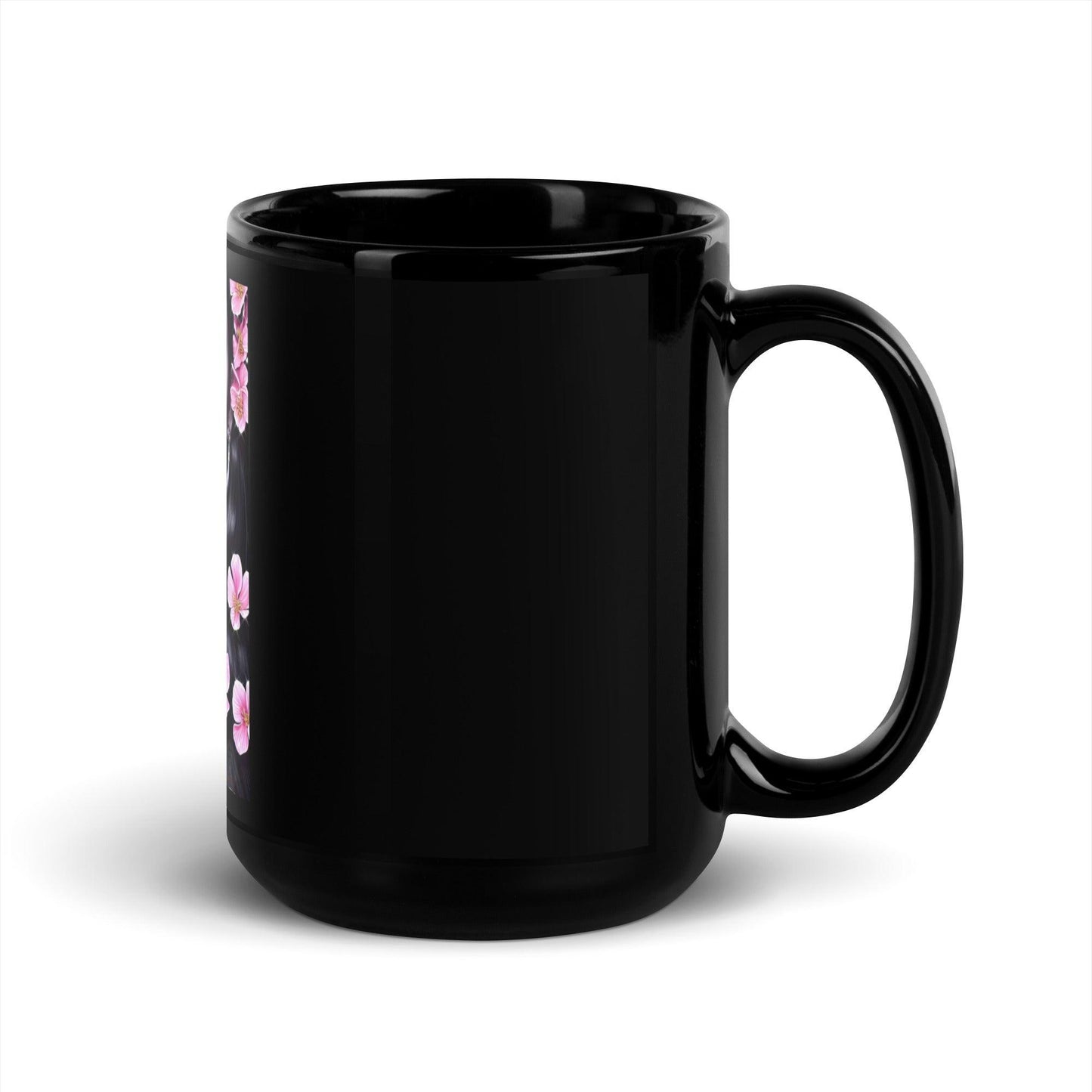 EYNA Emporium - "Pretty in Gothica" Black Glossy Mug