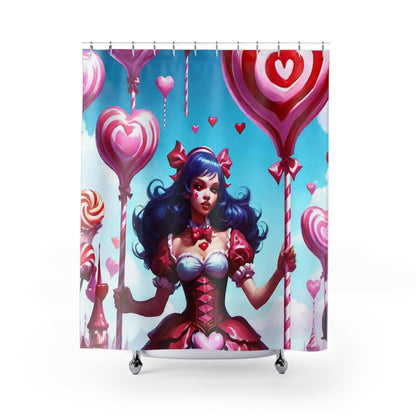 EYNA Emporium - "Princess of Hearts" Shower Curtains