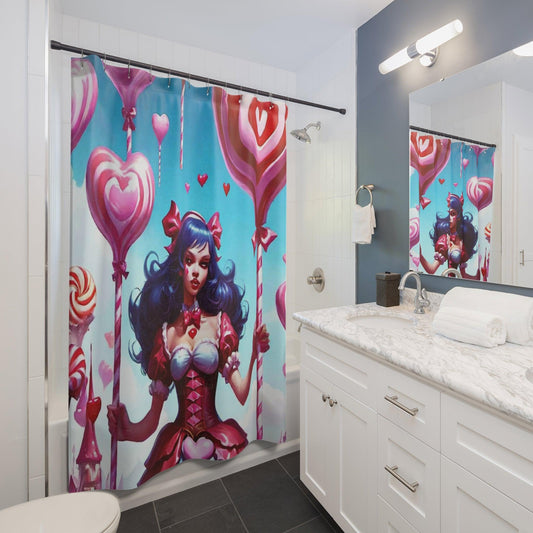 EYNA Emporium - "Princess of Hearts" Shower Curtains