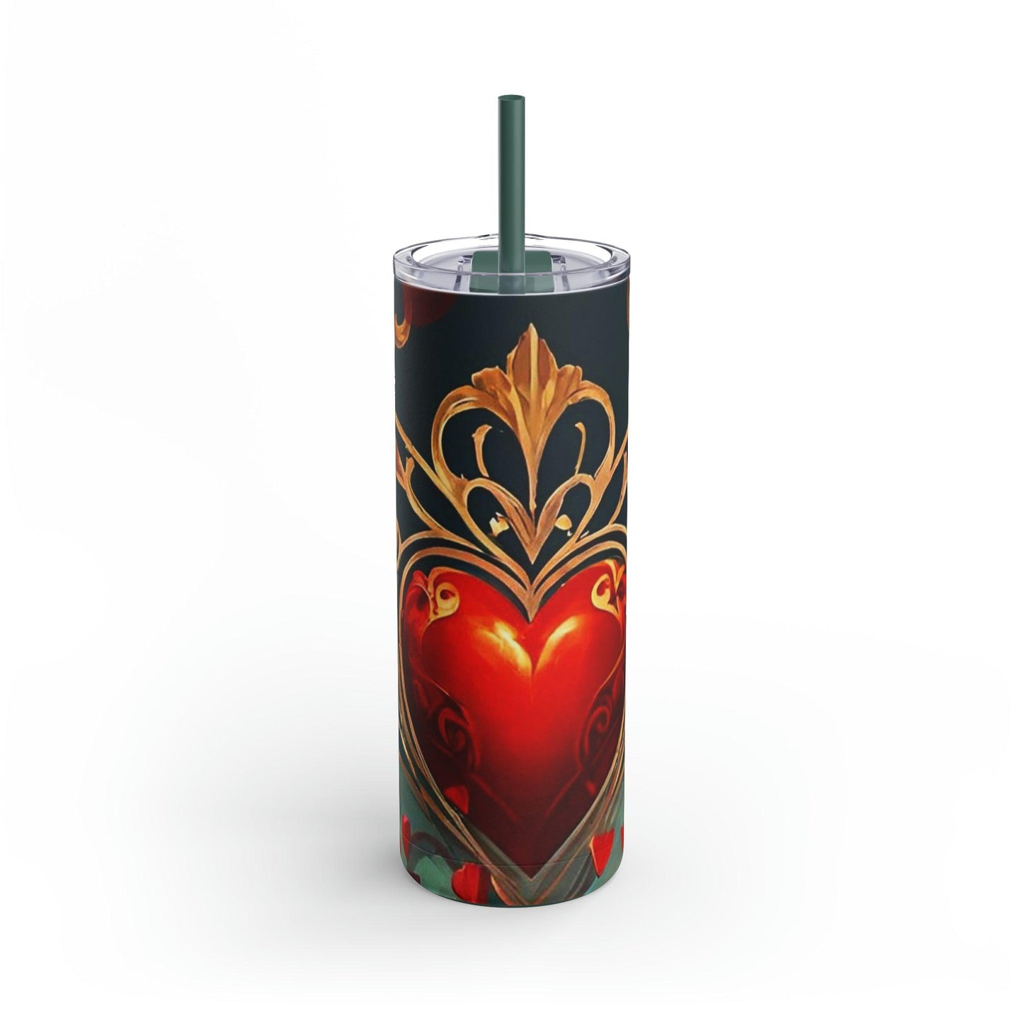 EYNA Emporium - "Regal Heart" Maars Maker Skinny Matte Tumbler, 20oz