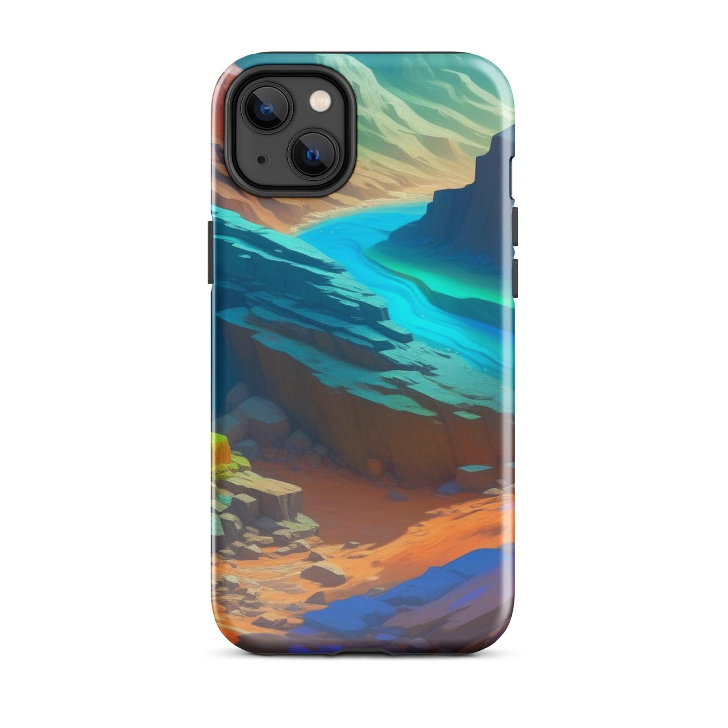 EYNA Emporium - "River Flow" Tough Case for iPhone® - Dual Layer Protection