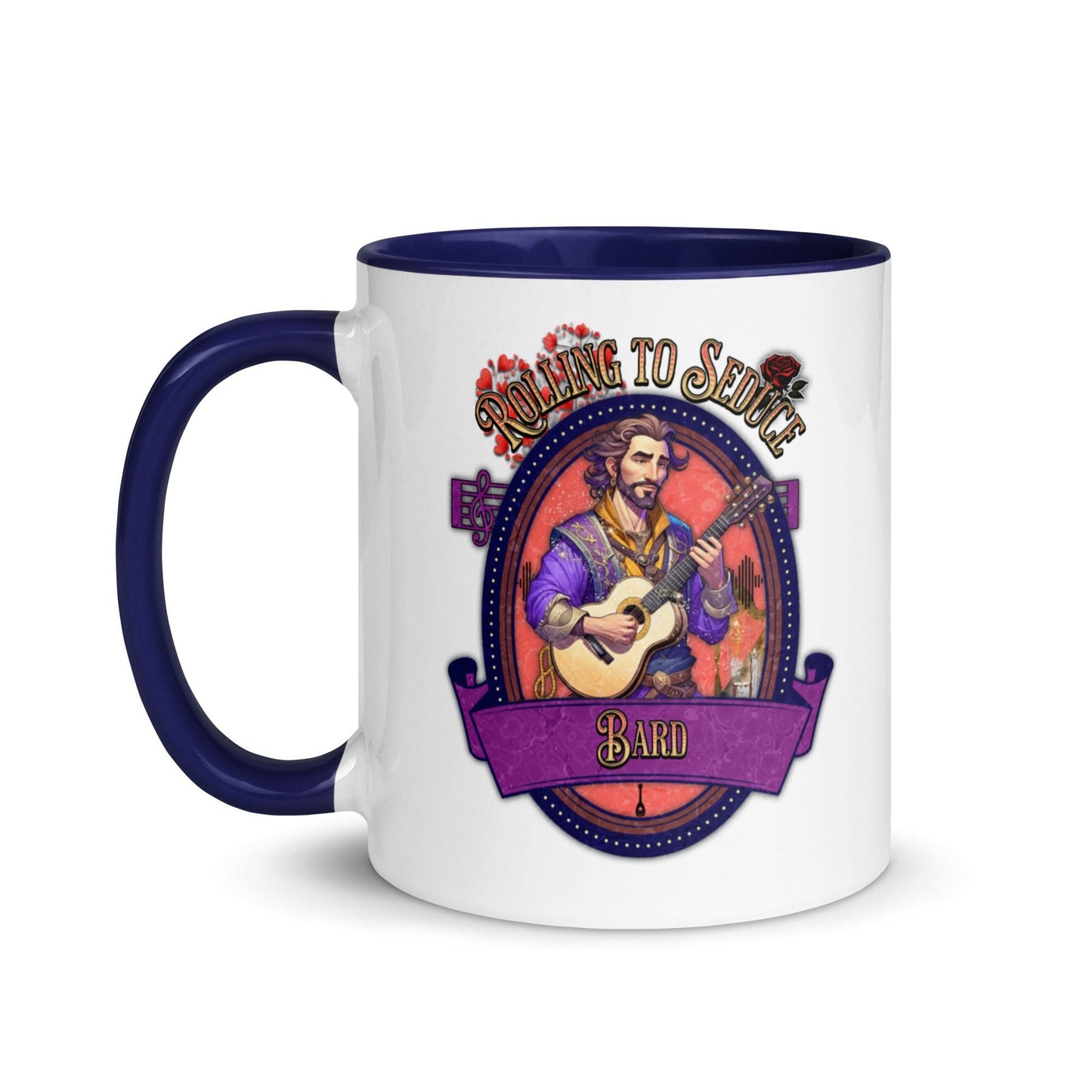 EYNA Emporium - "Rolling to Seduce" Male Bard Two-Toned Color Mug