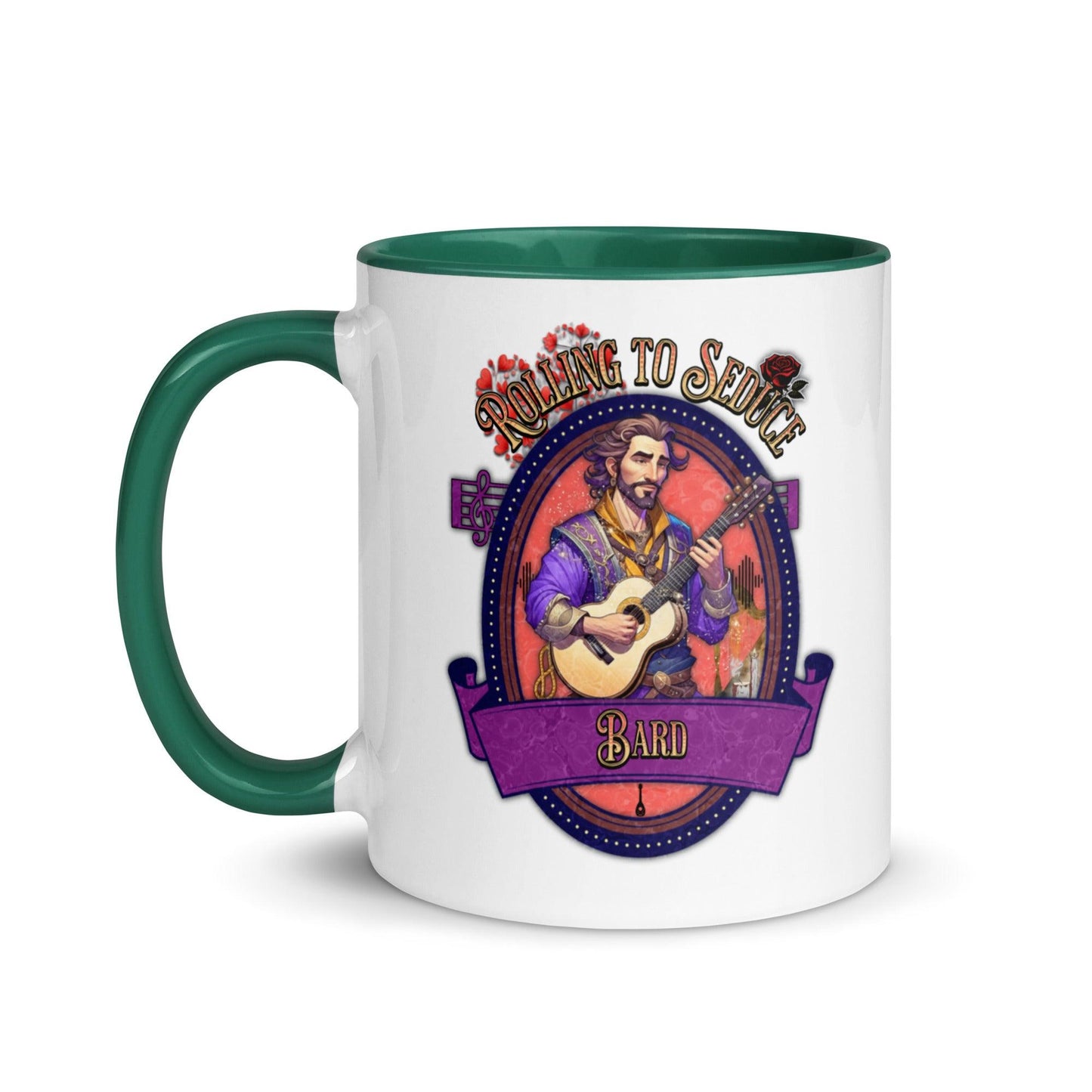 EYNA Emporium - "Rolling to Seduce" Male Bard Two-Toned Color Mug