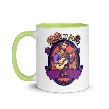 EYNA Emporium - "Rolling to Seduce" Male Bard Two-Toned Color Mug