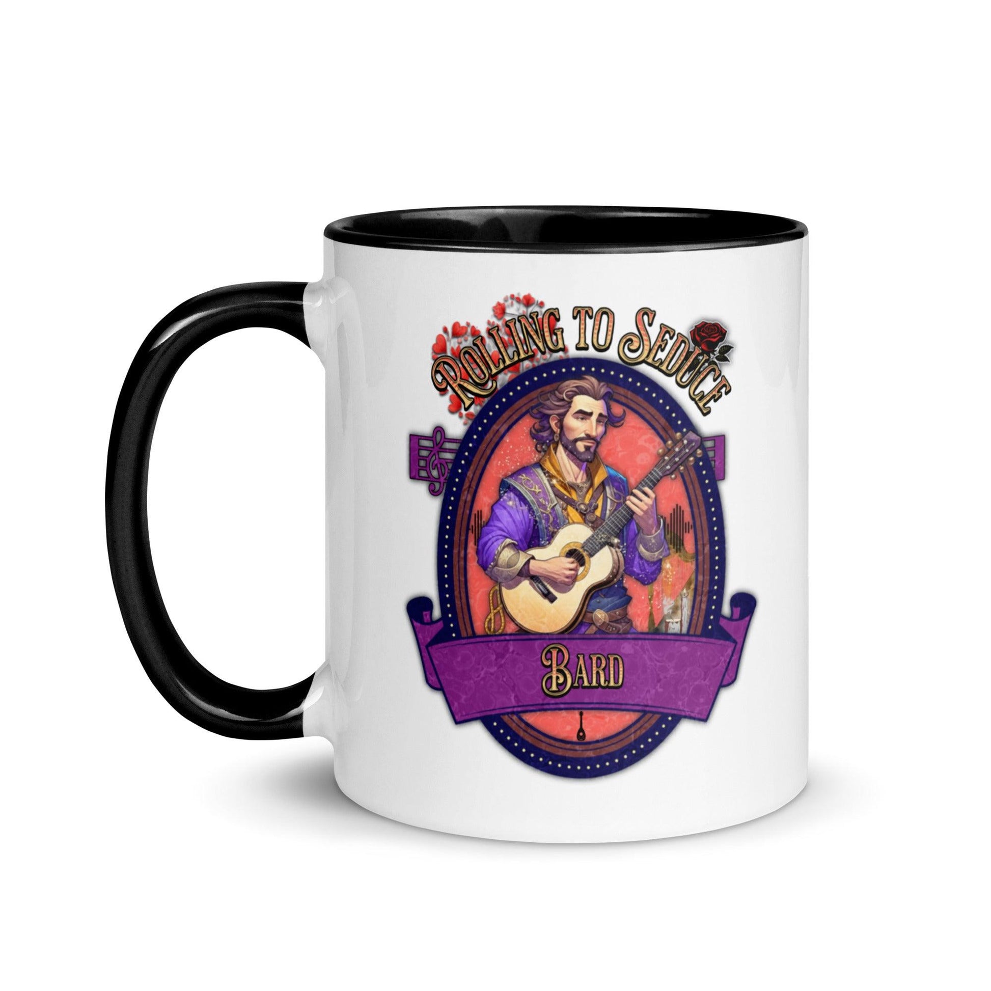 EYNA Emporium - "Rolling to Seduce" Male Bard Two-Toned Color Mug