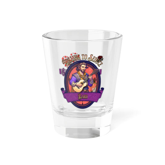 EYNA Emporium - "Rolling to Seduce" Shot Glass - Male Bard