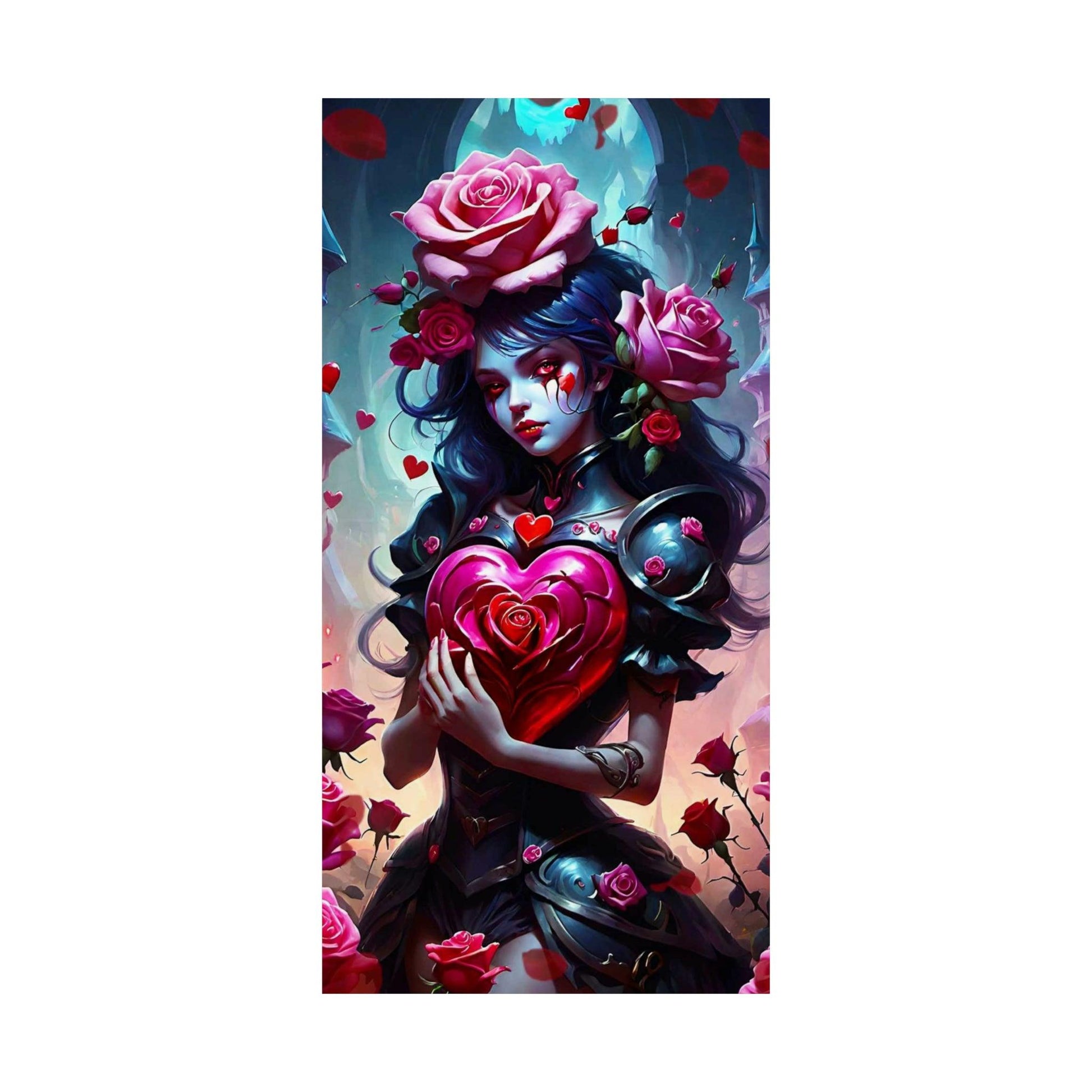 EYNA Emporium - "Rose-heart" Matte Vertical Posters