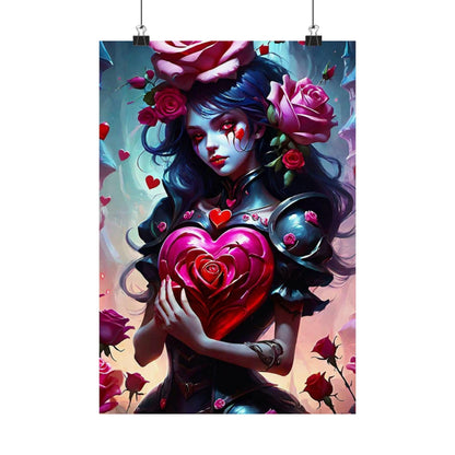 EYNA Emporium - "Rose-heart" Matte Vertical Posters