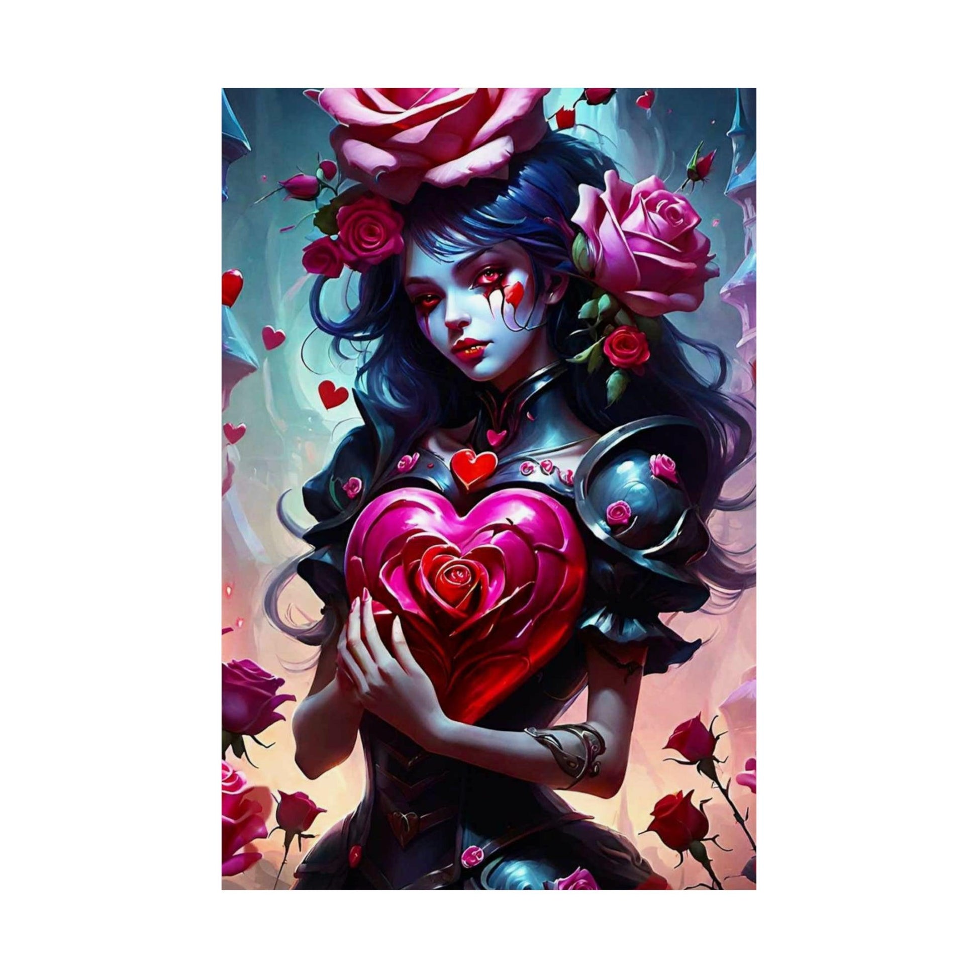 EYNA Emporium - "Rose-heart" Matte Vertical Posters