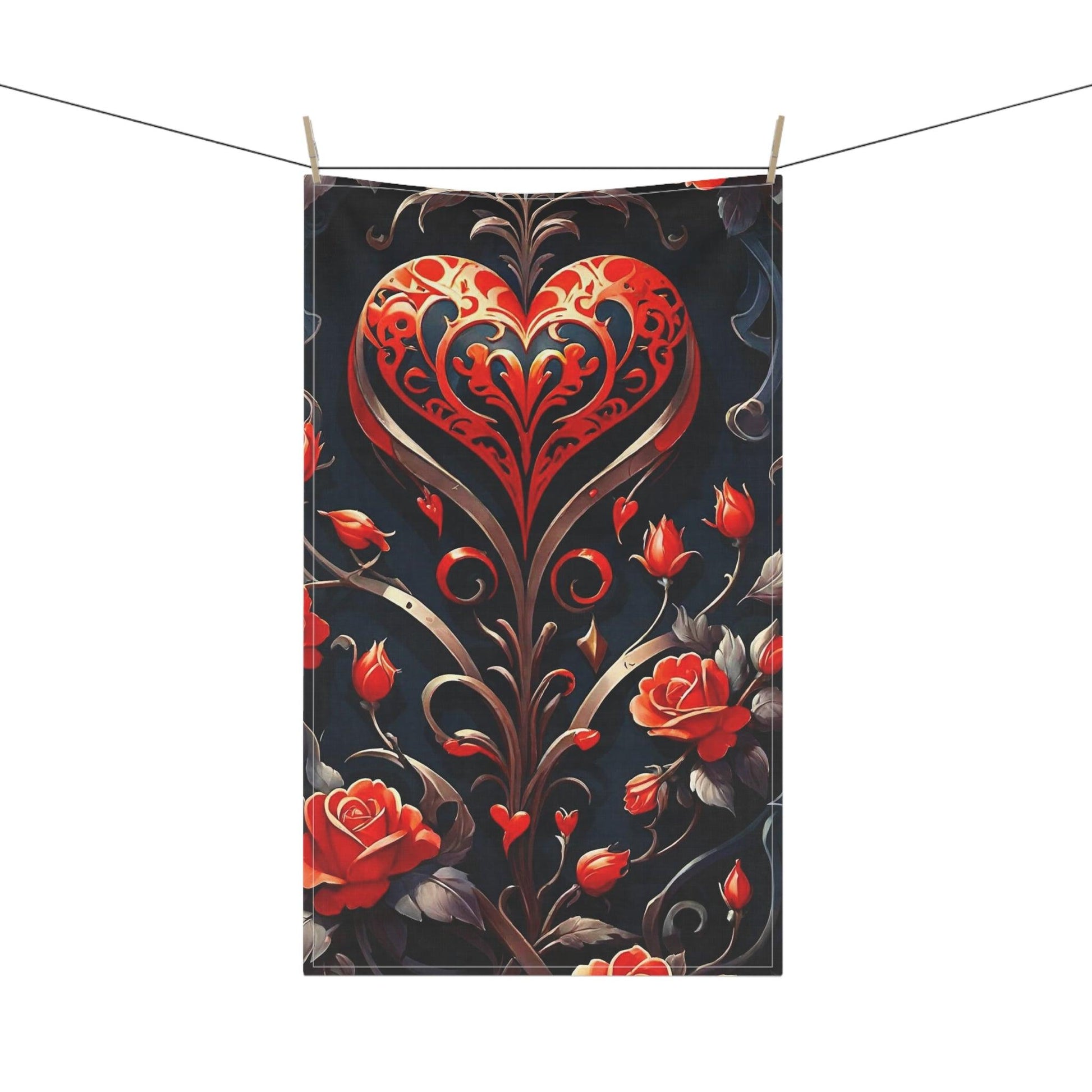 EYNA Emporium - "Royal Heart" Kitchen Towel