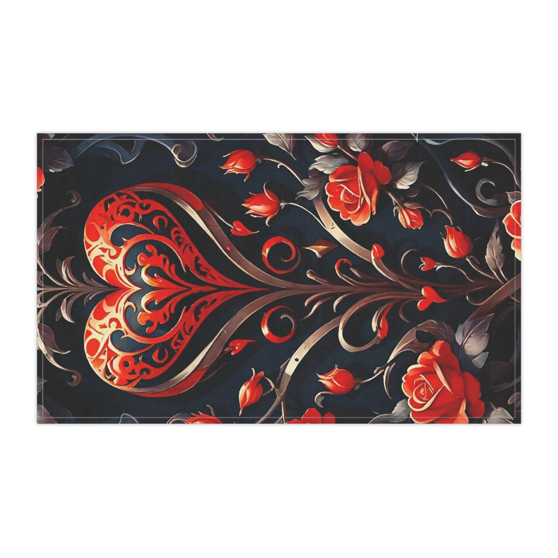 EYNA Emporium - "Royal Heart" Kitchen Towel