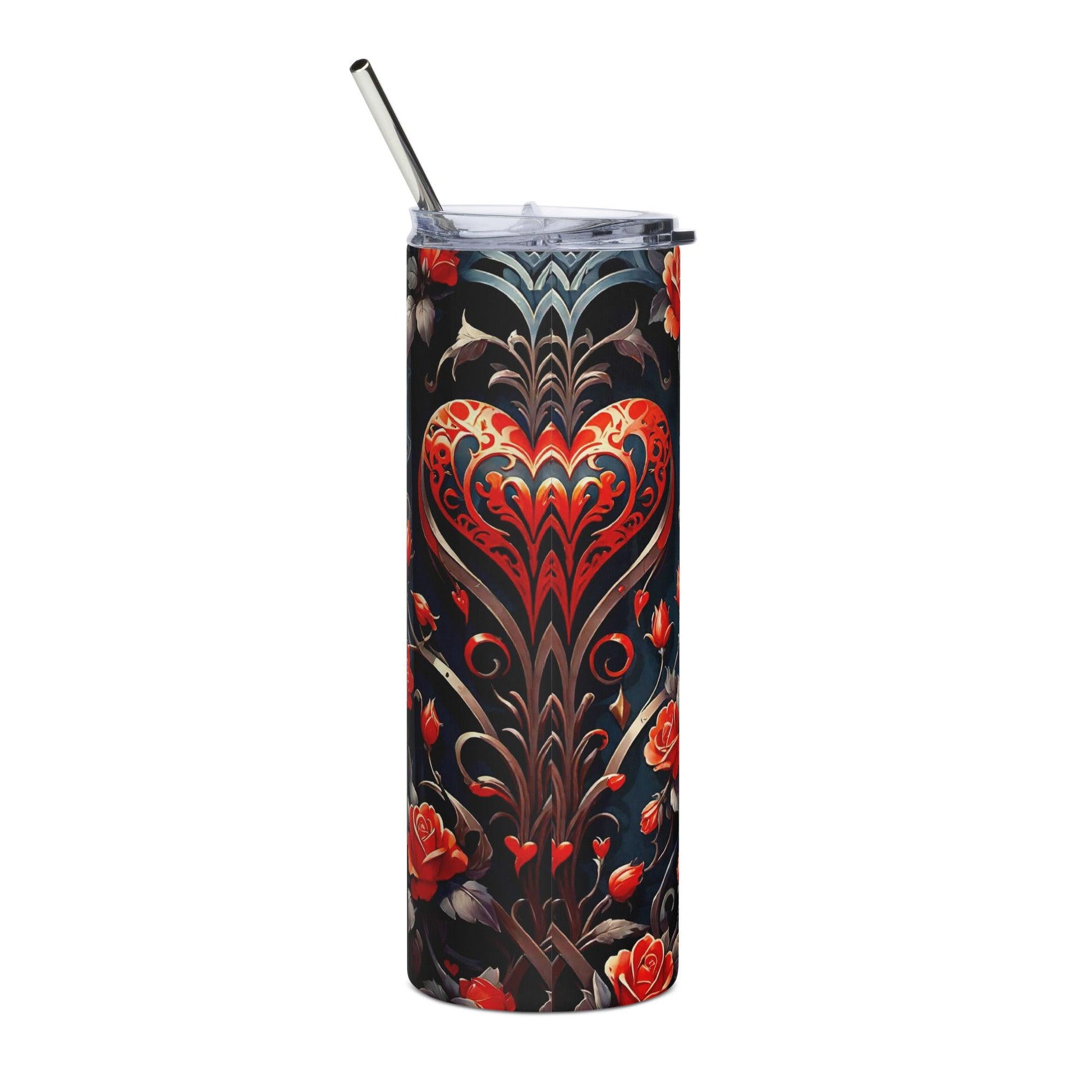 EYNA Emporium - "Royal Heart" Stainless Steel Tumbler