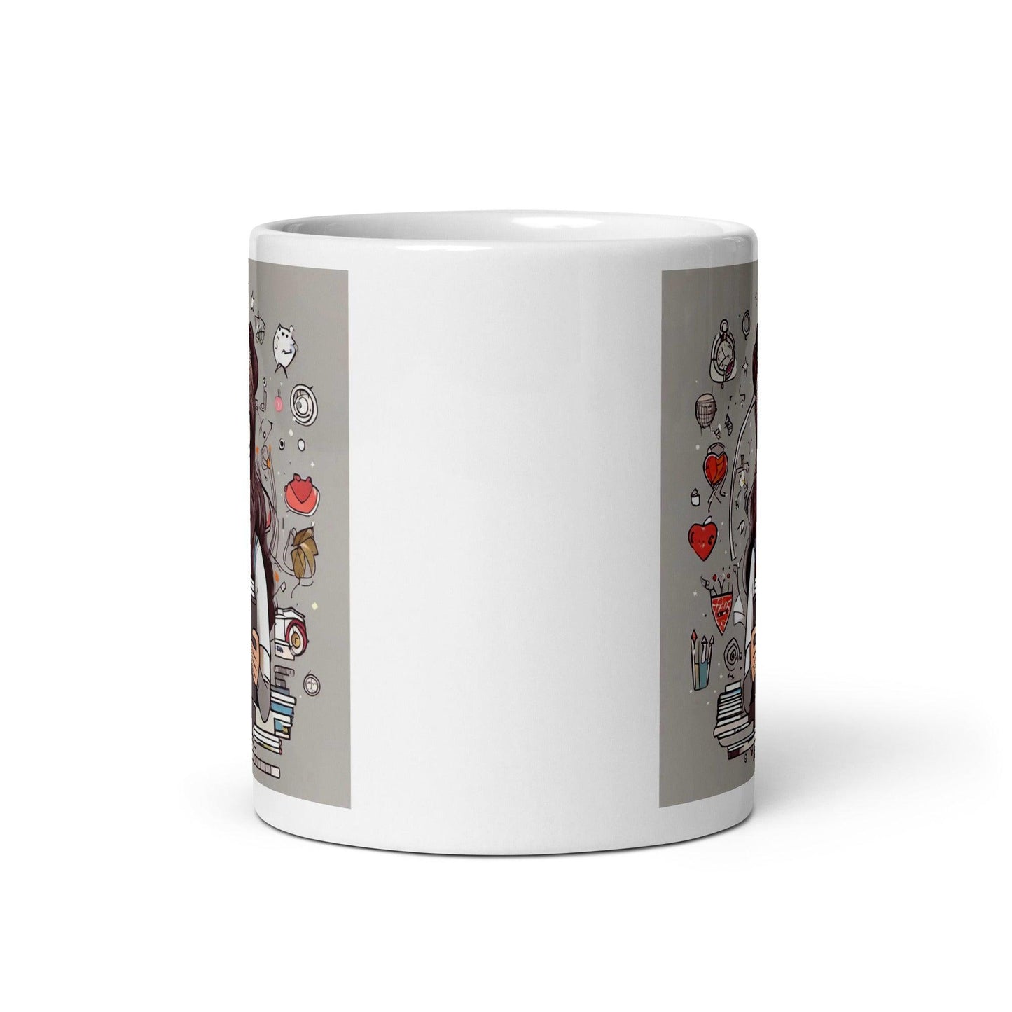 EYNA Emporium - "S.T.E.M. Glam" White Glossy Mug