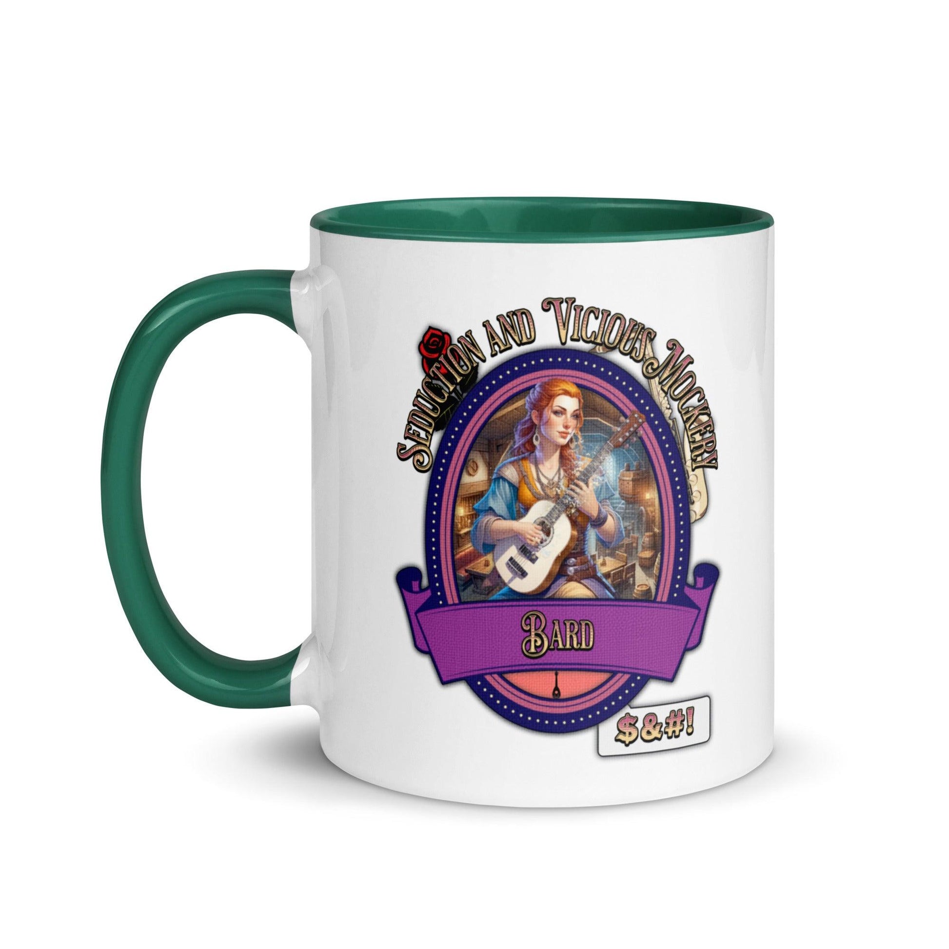 EYNA Emporium - "Seduction and Vicious Mockery" Female Bard Two-Toned Color Mug