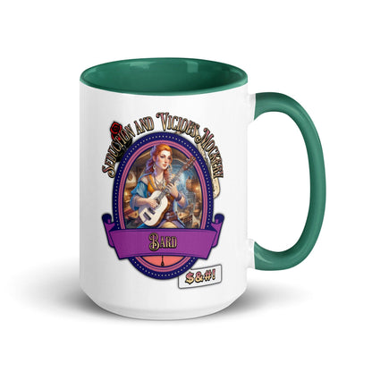 EYNA Emporium - "Seduction and Vicious Mockery" Female Bard Two-Toned Color Mug