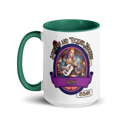 EYNA Emporium - "Seduction and Vicious Mockery" Female Bard Two-Toned Color Mug