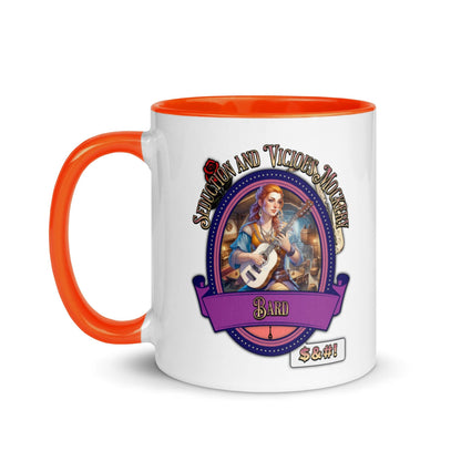 EYNA Emporium - "Seduction and Vicious Mockery" Female Bard Two-Toned Color Mug