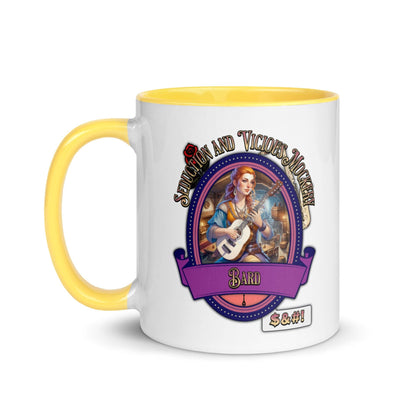 EYNA Emporium - "Seduction and Vicious Mockery" Female Bard Two-Toned Color Mug