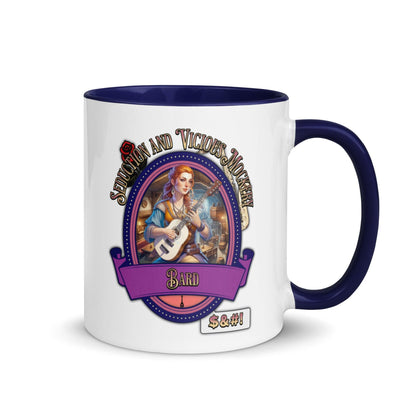 EYNA Emporium - "Seduction and Vicious Mockery" Female Bard Two-Toned Color Mug