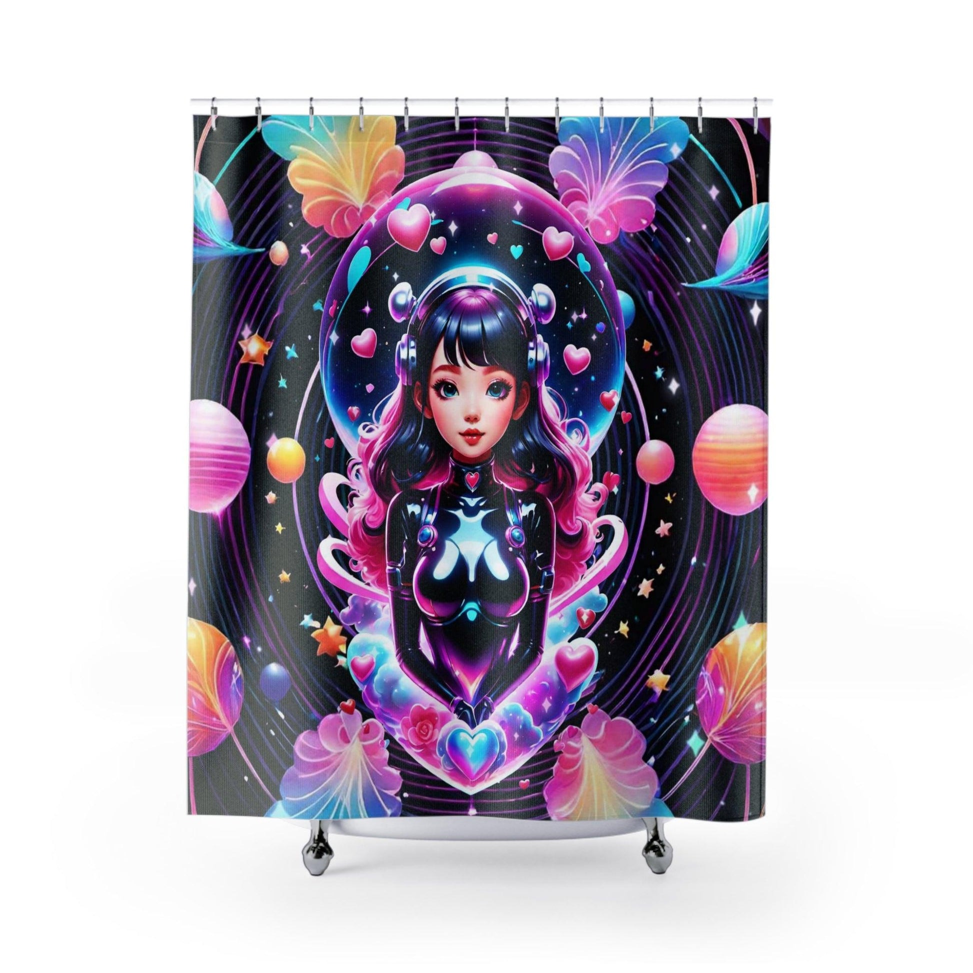 EYNA Emporium - "Seeker of the Stars" Shower Curtains