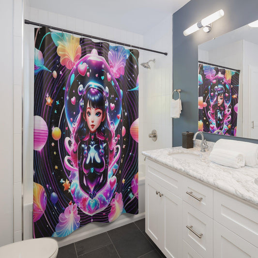 EYNA Emporium - "Seeker of the Stars" Shower Curtains