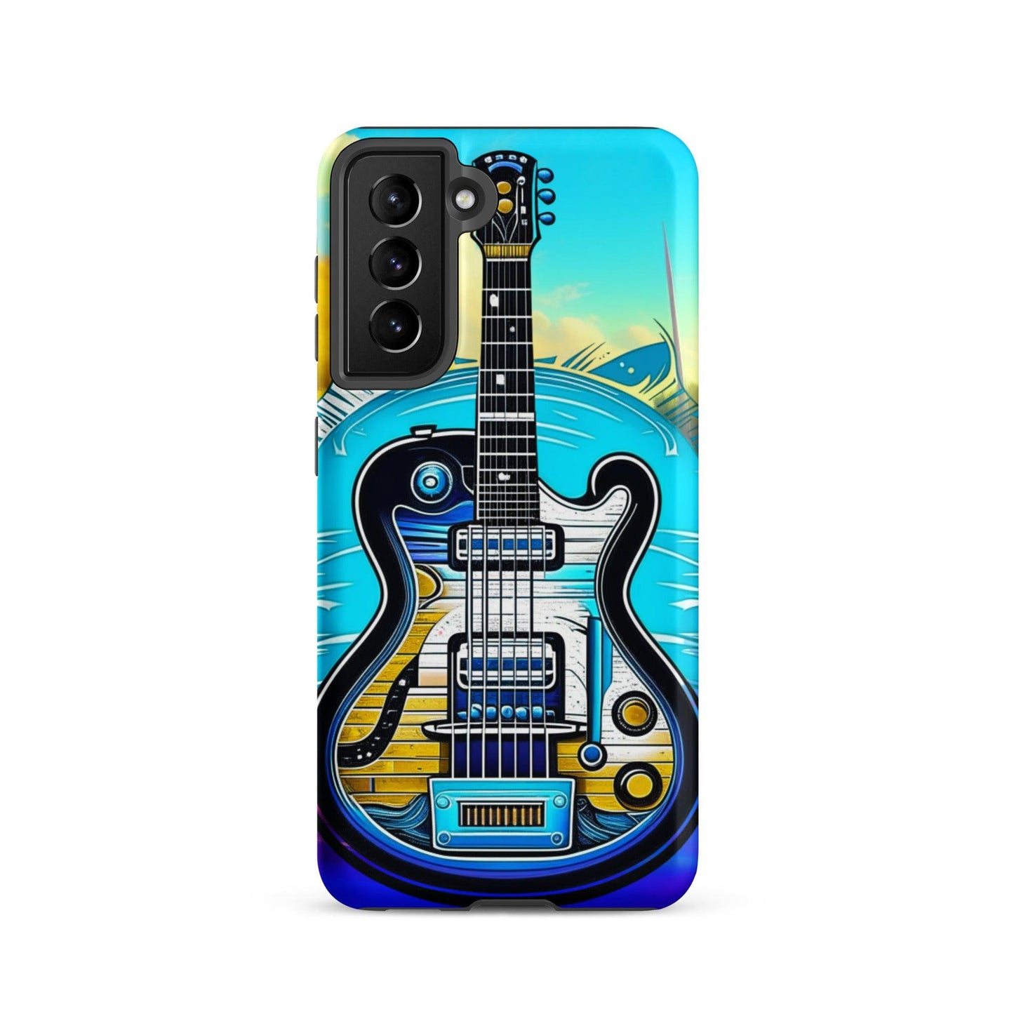 EYNA Emporium - "Sky Blues" Tough Case for Samsung® Phones - Dual Layer Protection