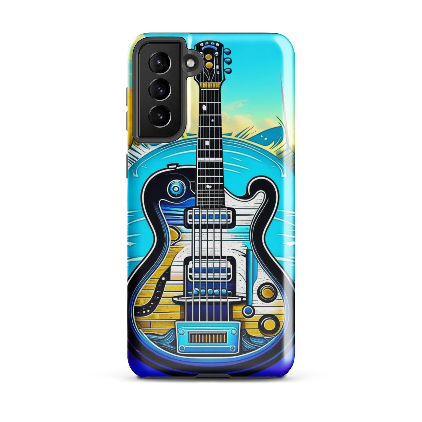 EYNA Emporium - "Sky Blues" Tough Case for Samsung® Phones - Dual Layer Protection