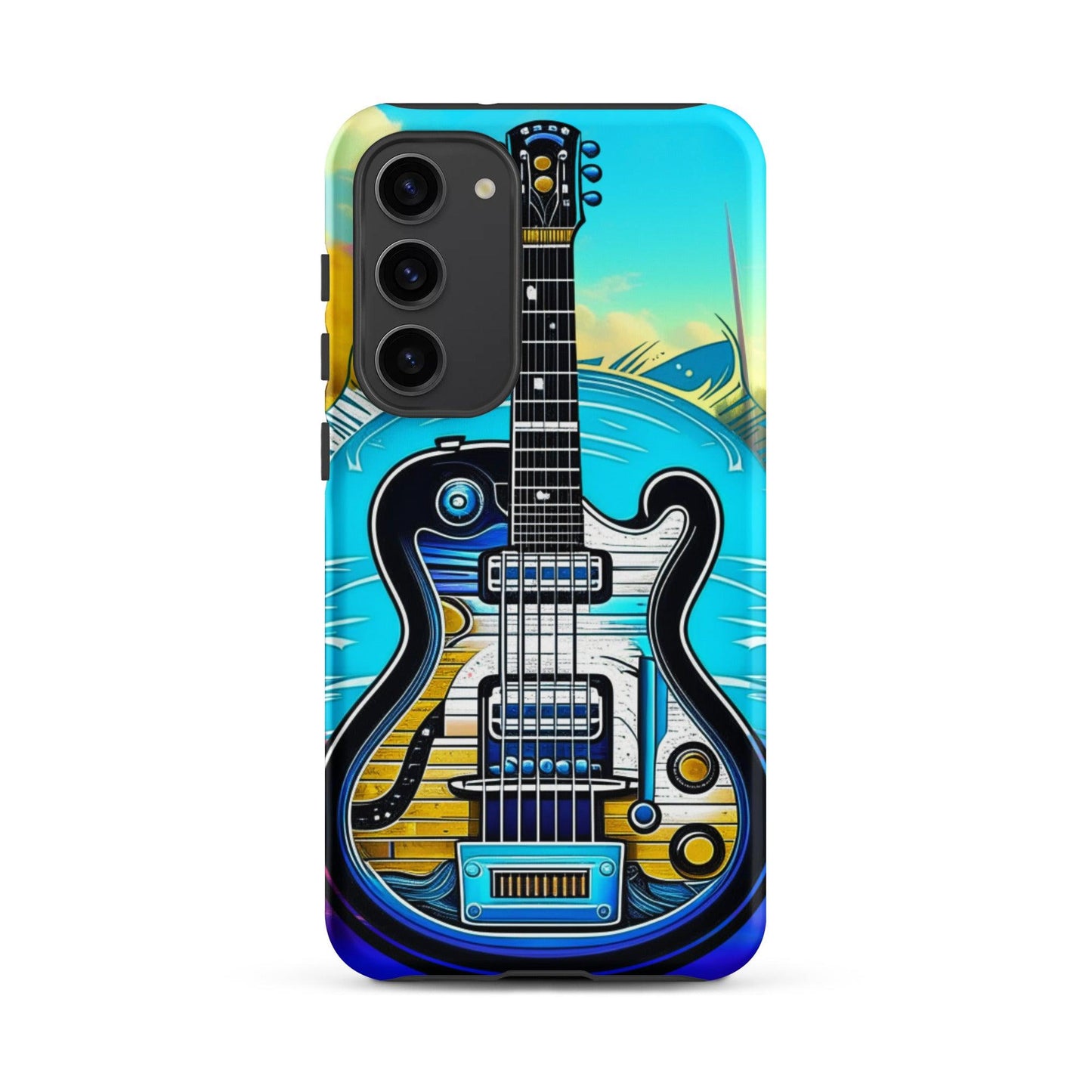 EYNA Emporium - "Sky Blues" Tough Case for Samsung® Phones - Dual Layer Protection