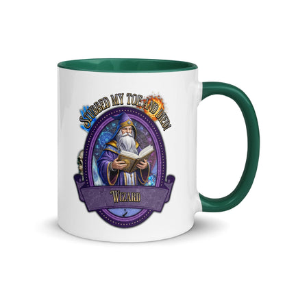 EYNA Emporium - "Stubbed my Toe and Died!" Wizard Two-Toned Color Mug