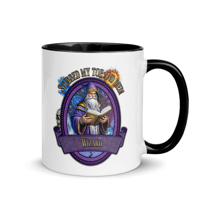 EYNA Emporium - "Stubbed my Toe and Died!" Wizard Two-Toned Color Mug