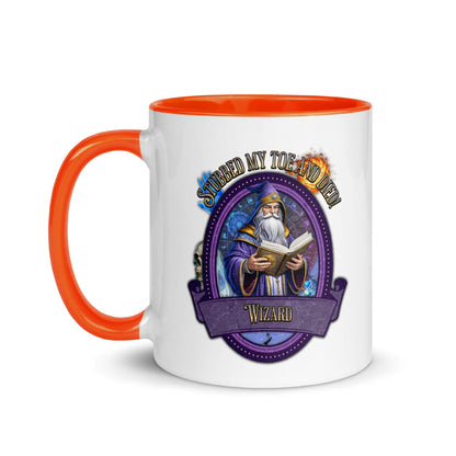 EYNA Emporium - "Stubbed my Toe and Died!" Wizard Two-Toned Color Mug