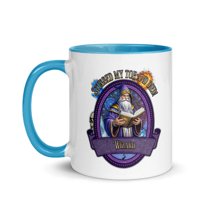 EYNA Emporium - "Stubbed my Toe and Died!" Wizard Two-Toned Color Mug