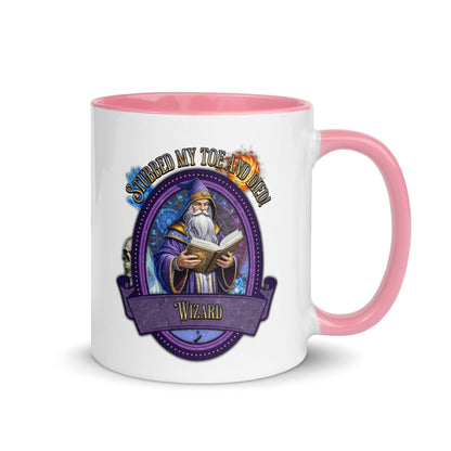 EYNA Emporium - "Stubbed my Toe and Died!" Wizard Two-Toned Color Mug