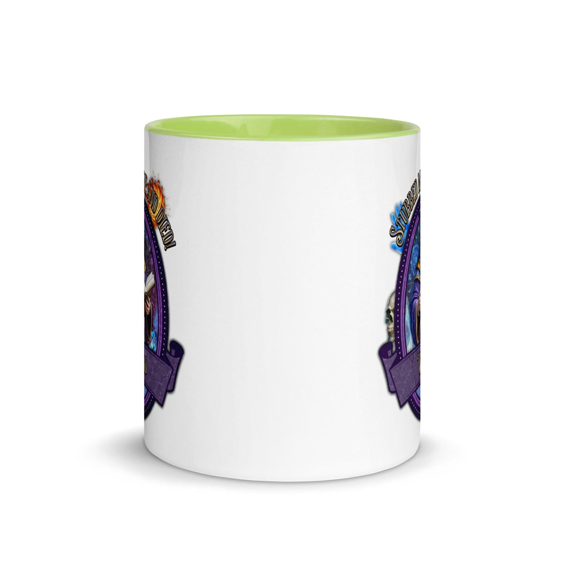 EYNA Emporium - "Stubbed my Toe and Died!" Wizard Two-Toned Color Mug