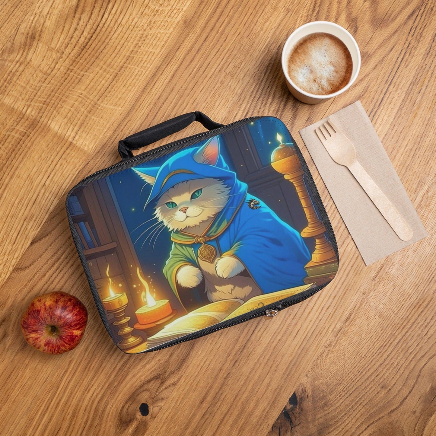 EYNA Emporium - "Studious Cat Wizard" Lunch Bag