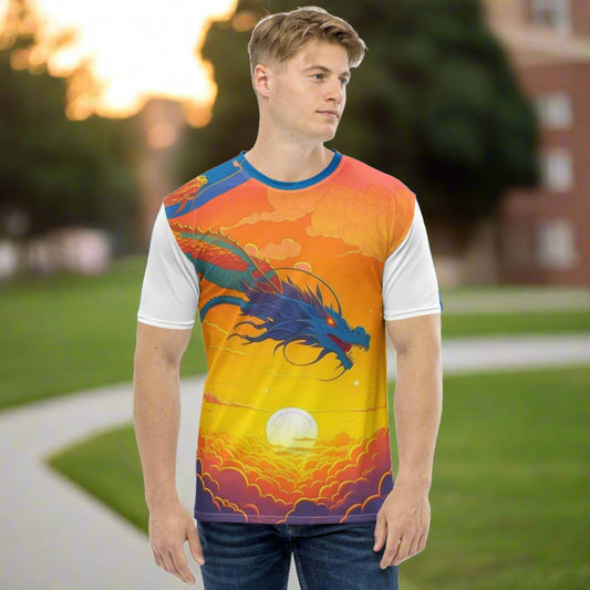 EYNA Emporium - "Sunset Dragon" Men's T-shirt