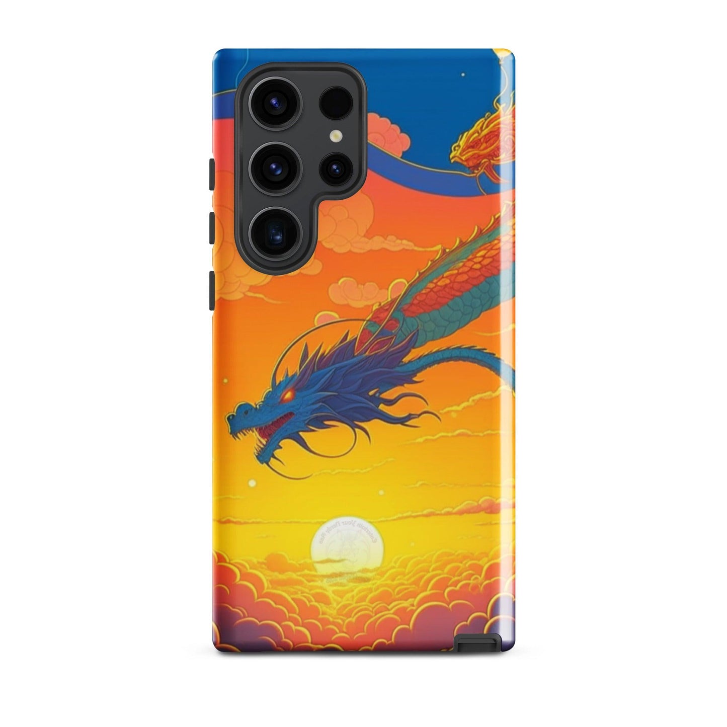 EYNA Emporium - "Sunset Dragon" Tough Case for Samsung® Phones - Dual Layer Protection