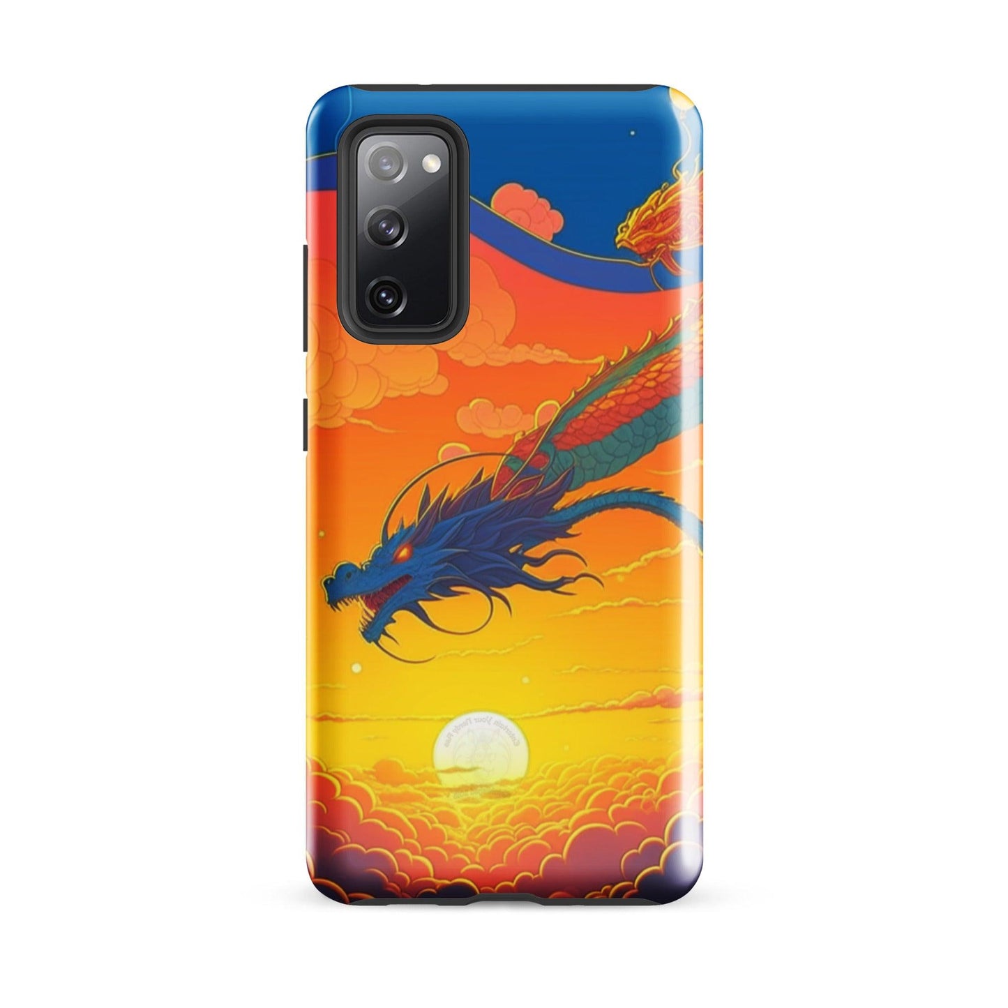 EYNA Emporium - "Sunset Dragon" Tough Case for Samsung® Phones - Dual Layer Protection