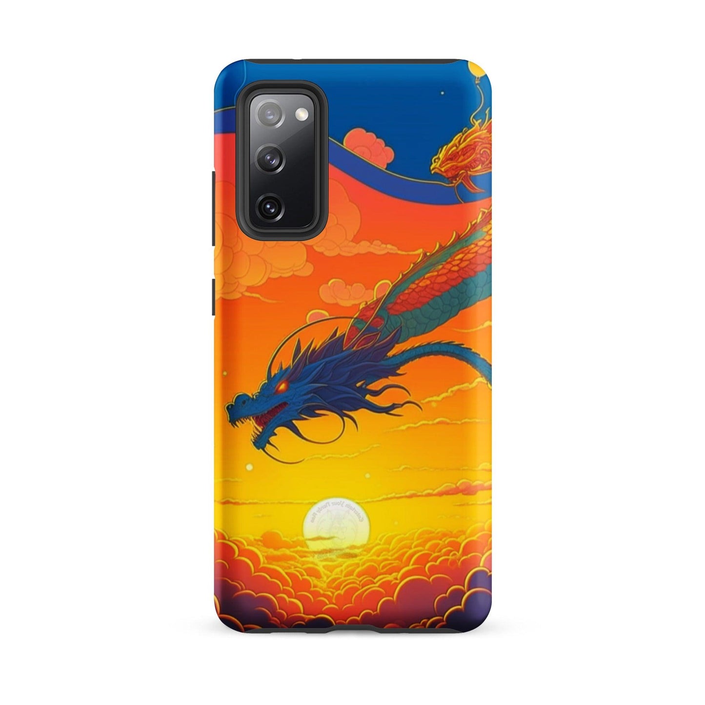 EYNA Emporium - "Sunset Dragon" Tough Case for Samsung® Phones - Dual Layer Protection