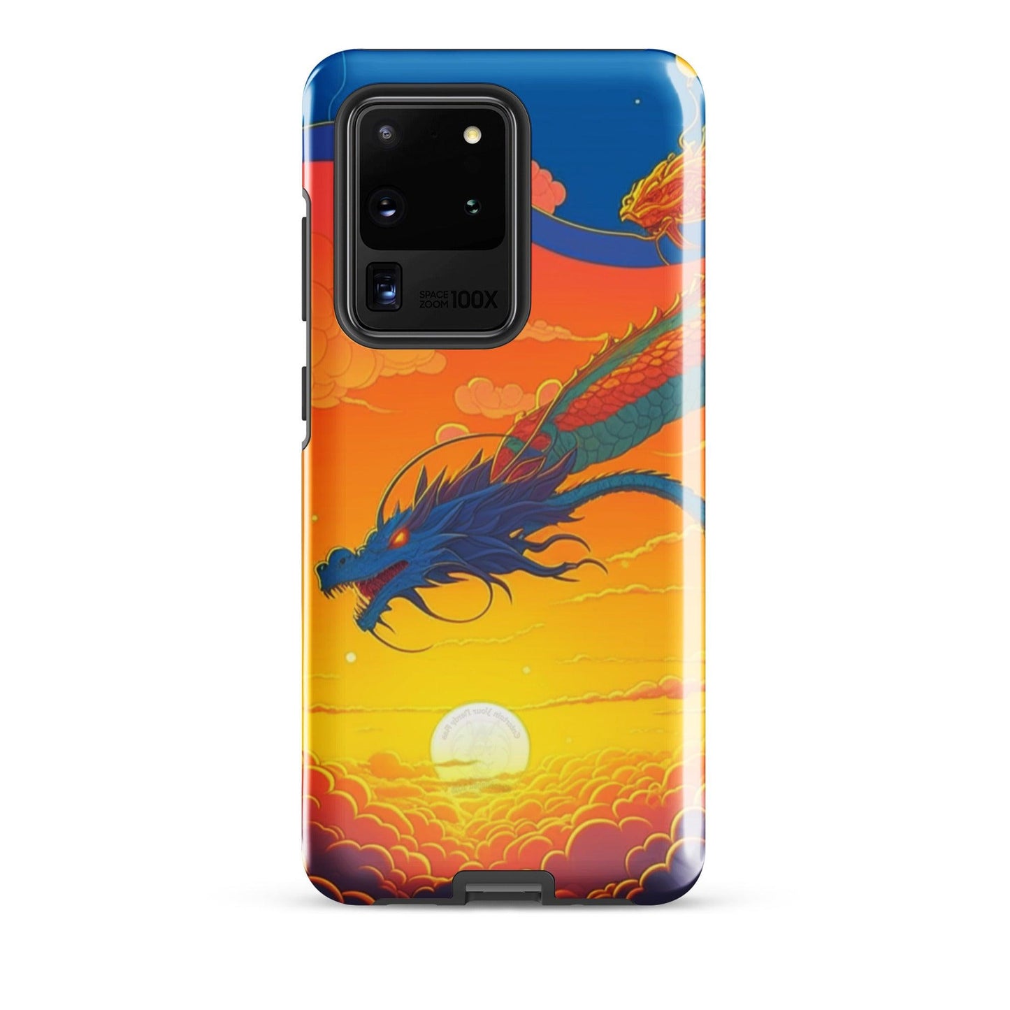 EYNA Emporium - "Sunset Dragon" Tough Case for Samsung® Phones - Dual Layer Protection