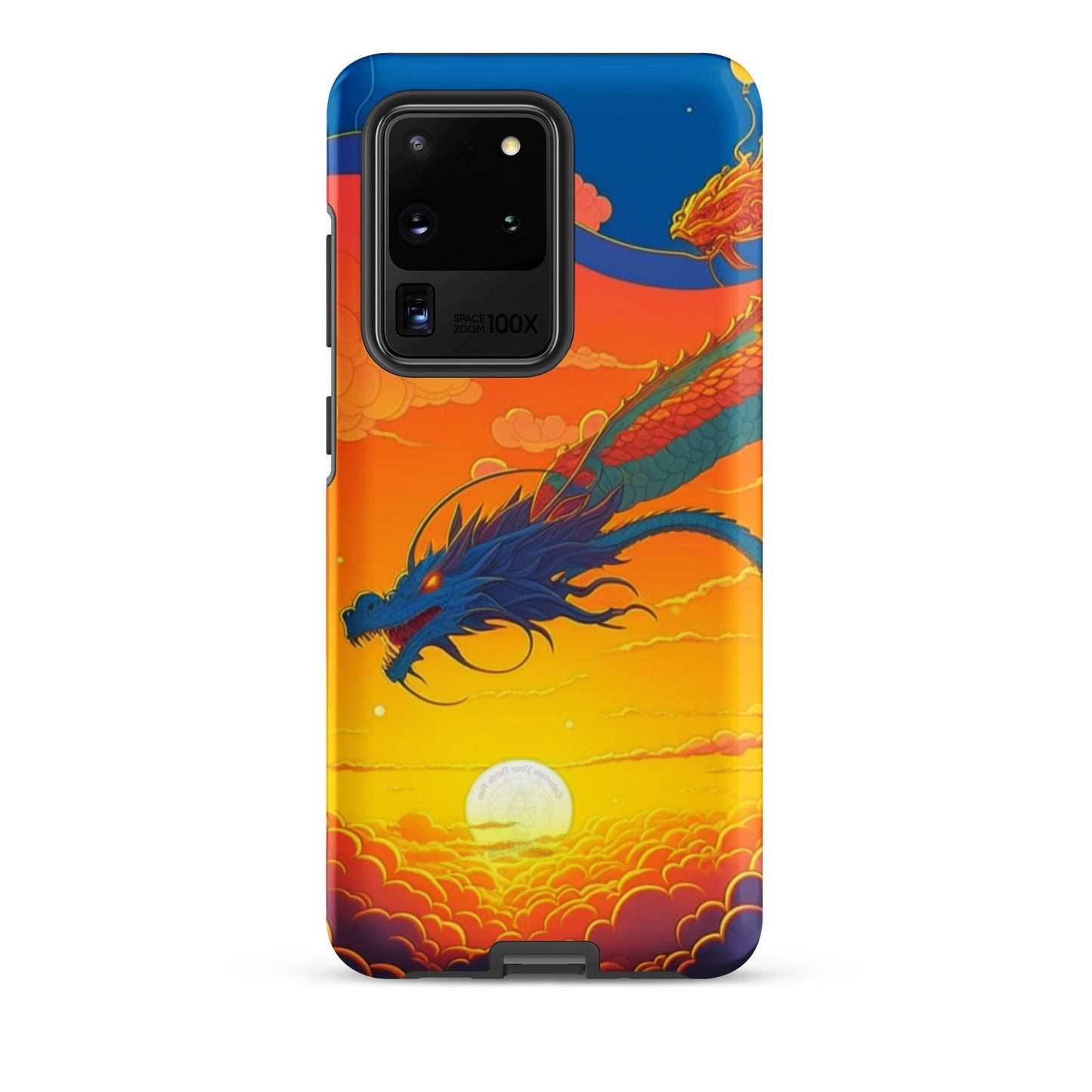 EYNA Emporium - "Sunset Dragon" Tough Case for Samsung® Phones - Dual Layer Protection