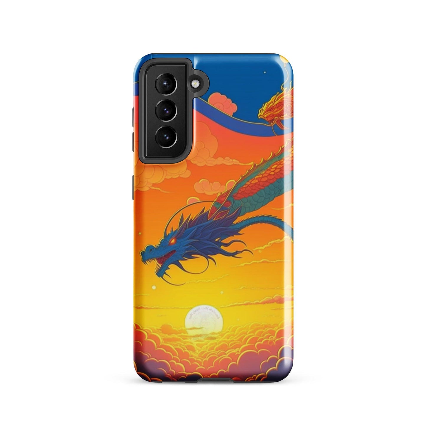 EYNA Emporium - "Sunset Dragon" Tough Case for Samsung® Phones - Dual Layer Protection