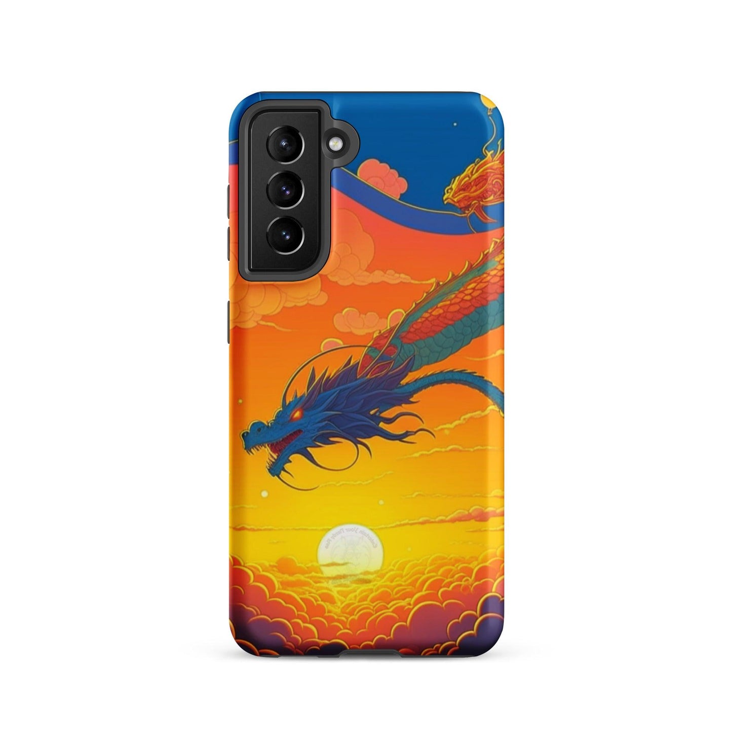 EYNA Emporium - "Sunset Dragon" Tough Case for Samsung® Phones - Dual Layer Protection