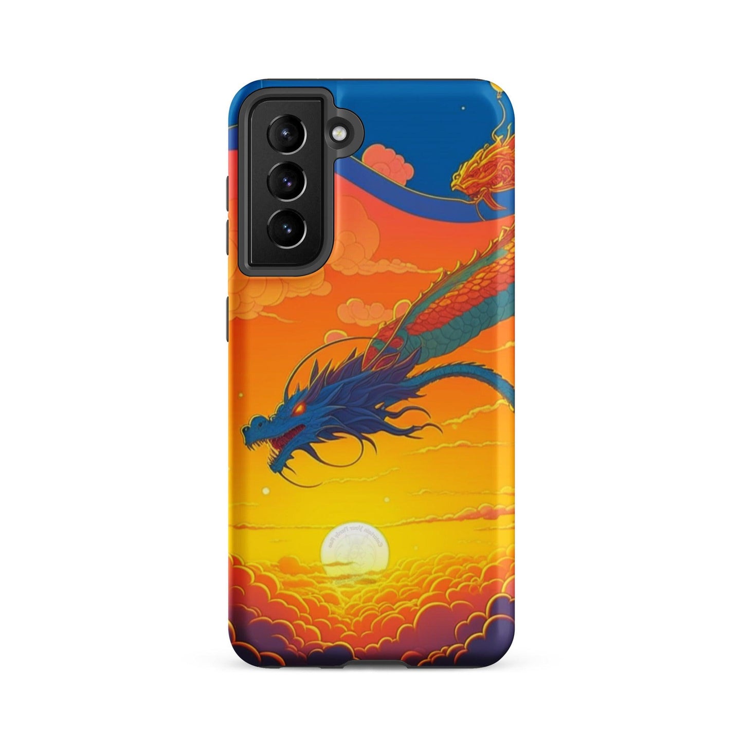 EYNA Emporium - "Sunset Dragon" Tough Case for Samsung® Phones - Dual Layer Protection