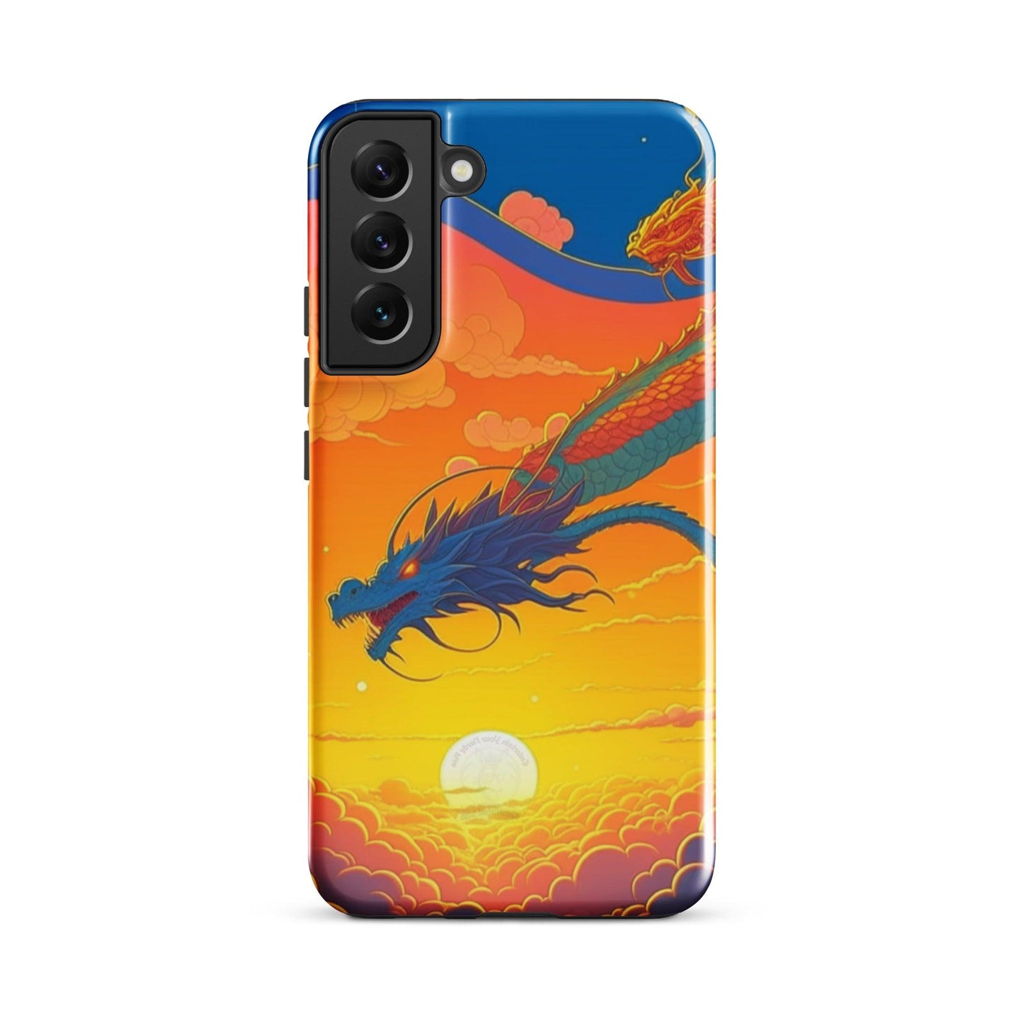 EYNA Emporium - "Sunset Dragon" Tough Case for Samsung® Phones - Dual Layer Protection