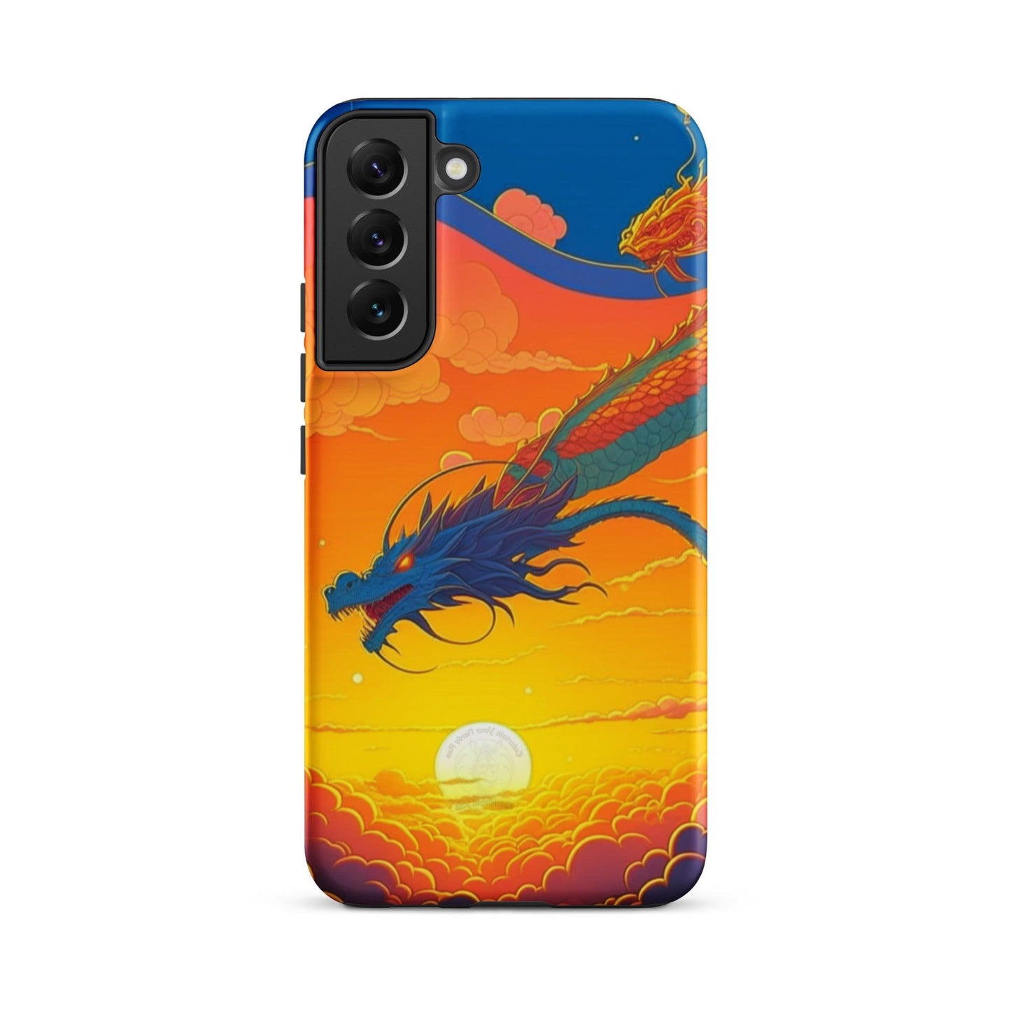 EYNA Emporium - "Sunset Dragon" Tough Case for Samsung® Phones - Dual Layer Protection