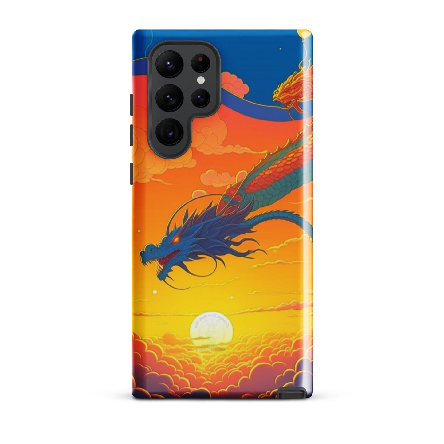 EYNA Emporium - "Sunset Dragon" Tough Case for Samsung® Phones - Dual Layer Protection