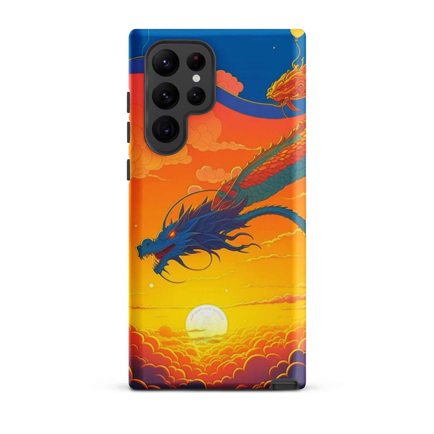 EYNA Emporium - "Sunset Dragon" Tough Case for Samsung® Phones - Dual Layer Protection